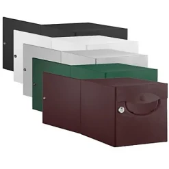 Boîte aux lettres 2 portes Decayeux Iguane Aubergine Ral 3007