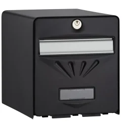 Boîte aux lettres 2 portes Balnéaire Noire Burg-Wachter