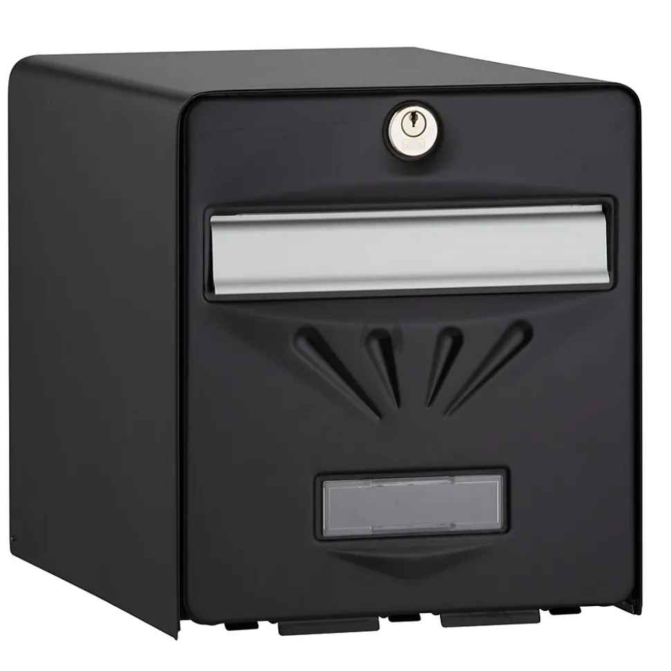 Boîte aux lettres 2 portes Balnéaire Noire Burg-Wachter