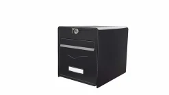Boîte aux lettres 2 portes Baléo Noire Burg-Wachter