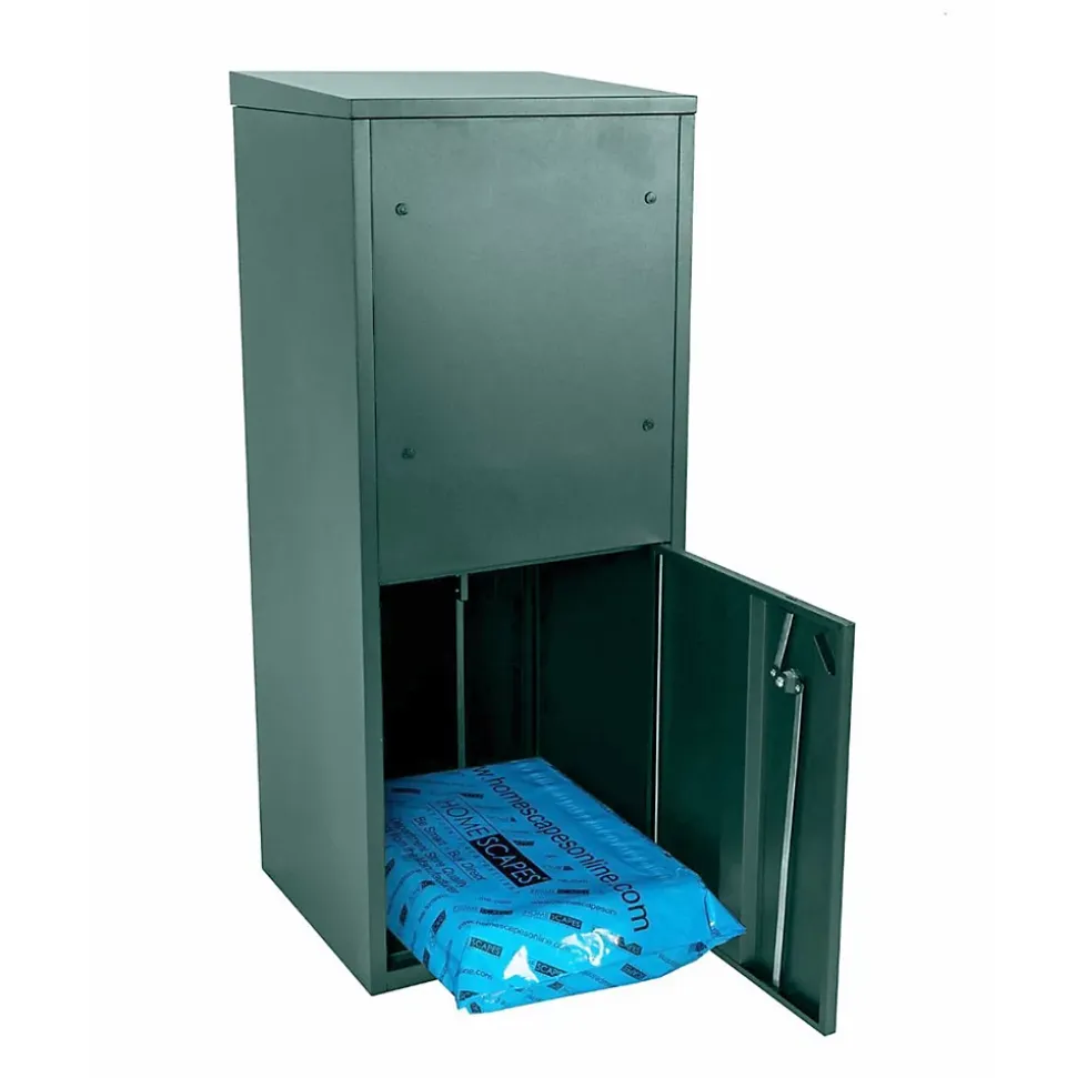Boîte aux lettres 2 portes Boîte à colis SMART PARCEL BOX Large Vert en acier
