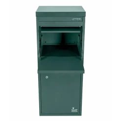 Boîte aux lettres 2 portes Boîte à colis SMART PARCEL BOX Large Vert en acier