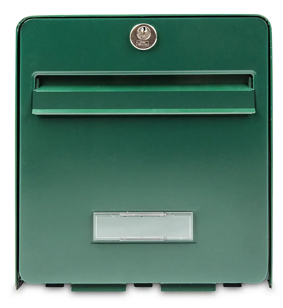 Boîte aux lettres 2 portes Favor Verte Burg-Wachter