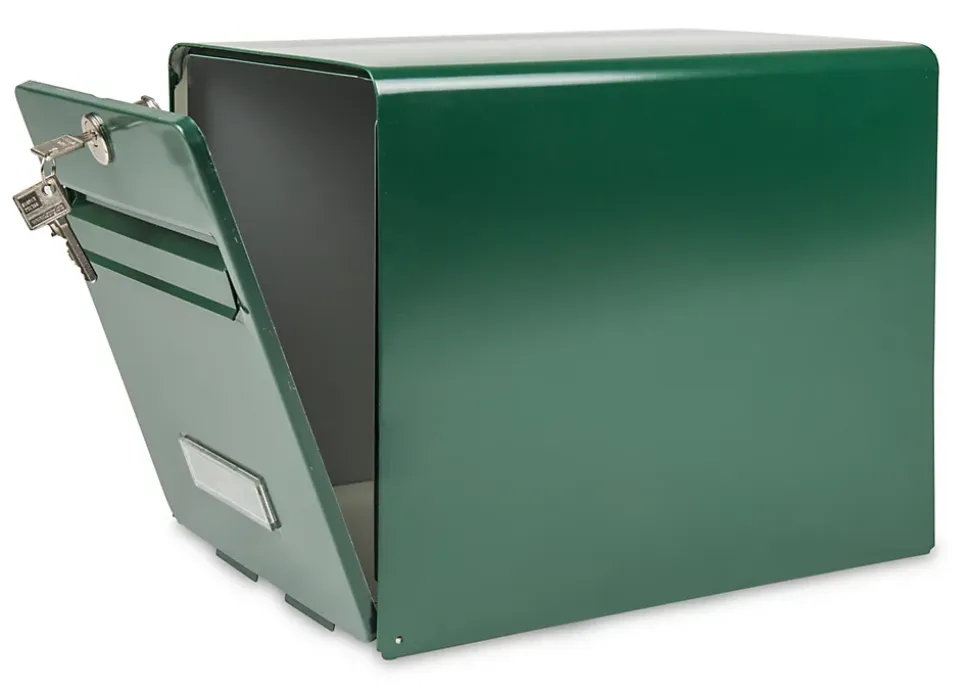 Boîte aux lettres 2 portes Favor Verte Burg-Wachter
