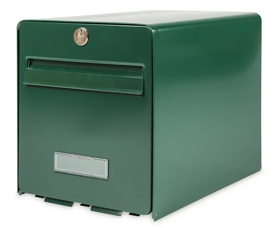 Boîte aux lettres 2 portes Favor Verte Burg-Wachter