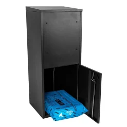 Boîte aux lettres 2 portes Boîte à colis SMART PARCEL BOX Large Noir en acier