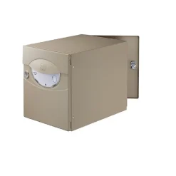Boîte aux lettres 2 portes Decayeux Iguane Latté Ral 1019