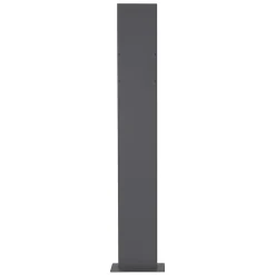 Boîte aux lettres avec support mailbox blanc moderne avec 2 clés incluses