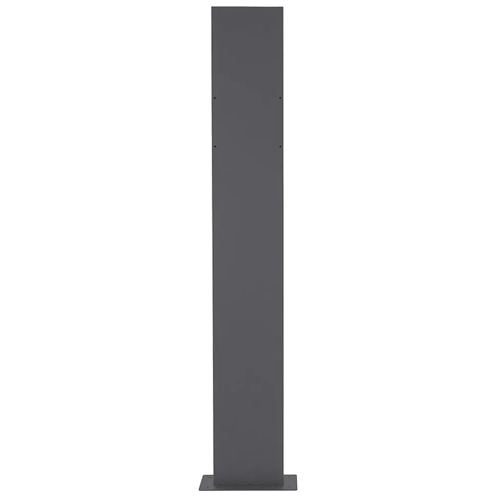 Boîte aux lettres avec support mailbox blanc moderne avec 2 clés incluses