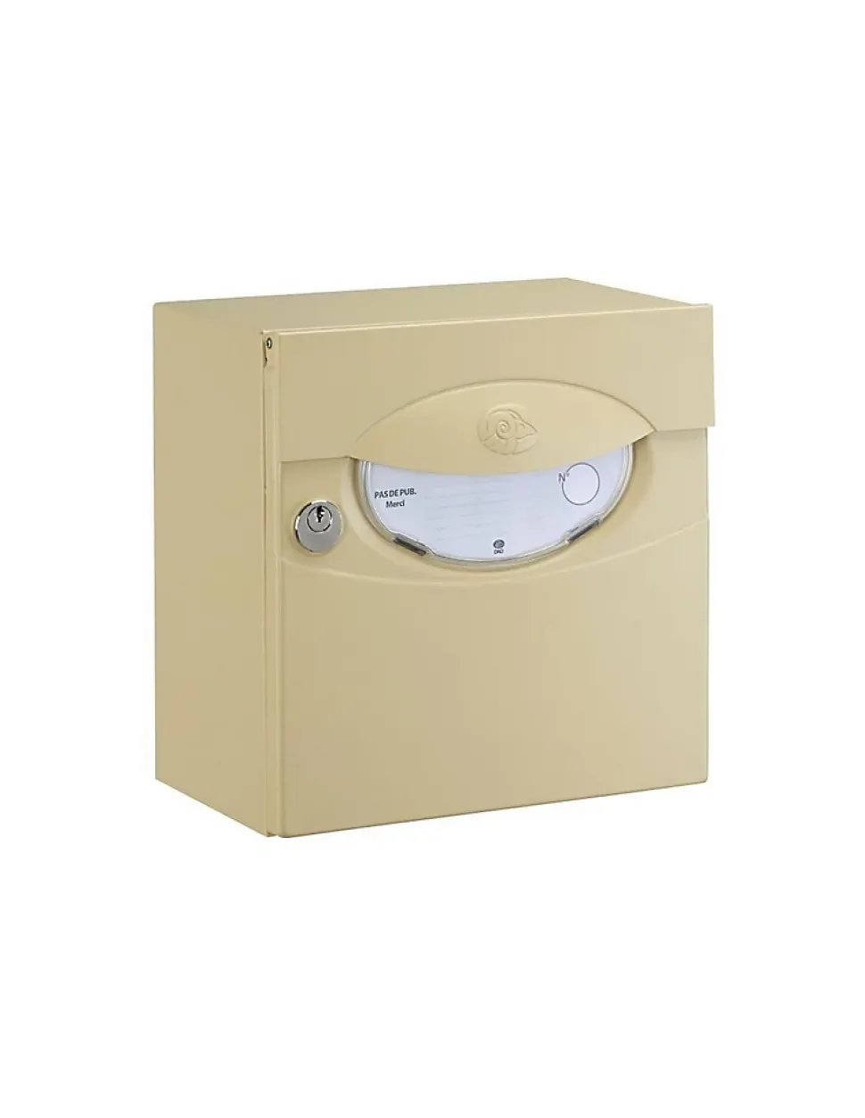 Boîte aux lettres demi profondeur Decayeux Iguane Beige Ral 1016