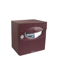 Boîte aux lettres demi profondeur Decayeux Iguane Aubergine Ral 3007