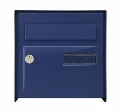 Boîte aux lettres double face Decayeux Probat bleu RAL 5003