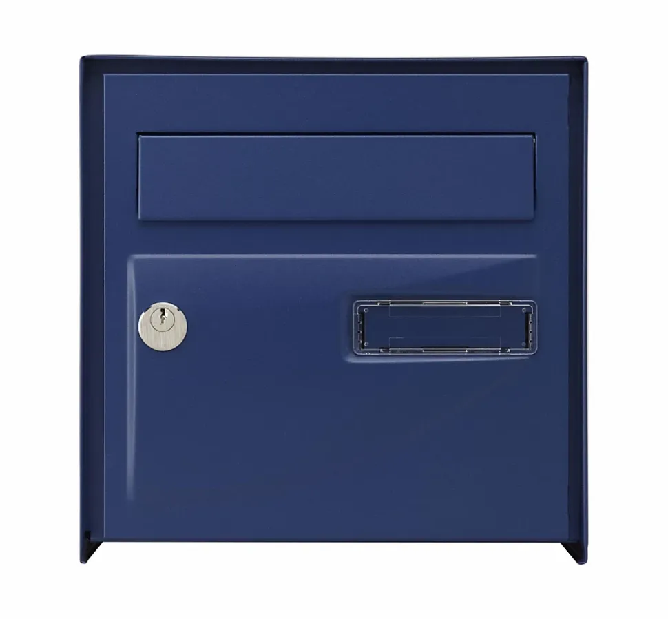 Boîte aux lettres double face Decayeux Probat bleu RAL 5003