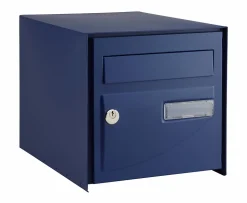 Boîte aux lettres double face Decayeux Probat bleu RAL 5003