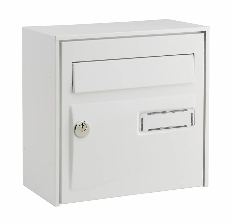 Boîte aux lettres simple face compacte Decayeux Probat blanc