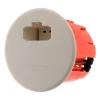Boîte DCL point de centre murs diamètre 65mm Zenitech