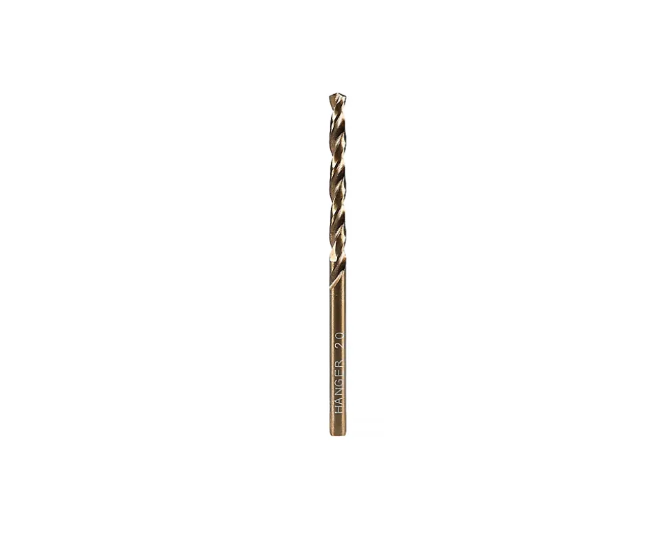 Boîte de 10 forets métaux Cobalt 5% diamètre 3mm - HANGER - 155202