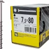Boîte de 50 vis d'ancrage béton 7,5 x 80