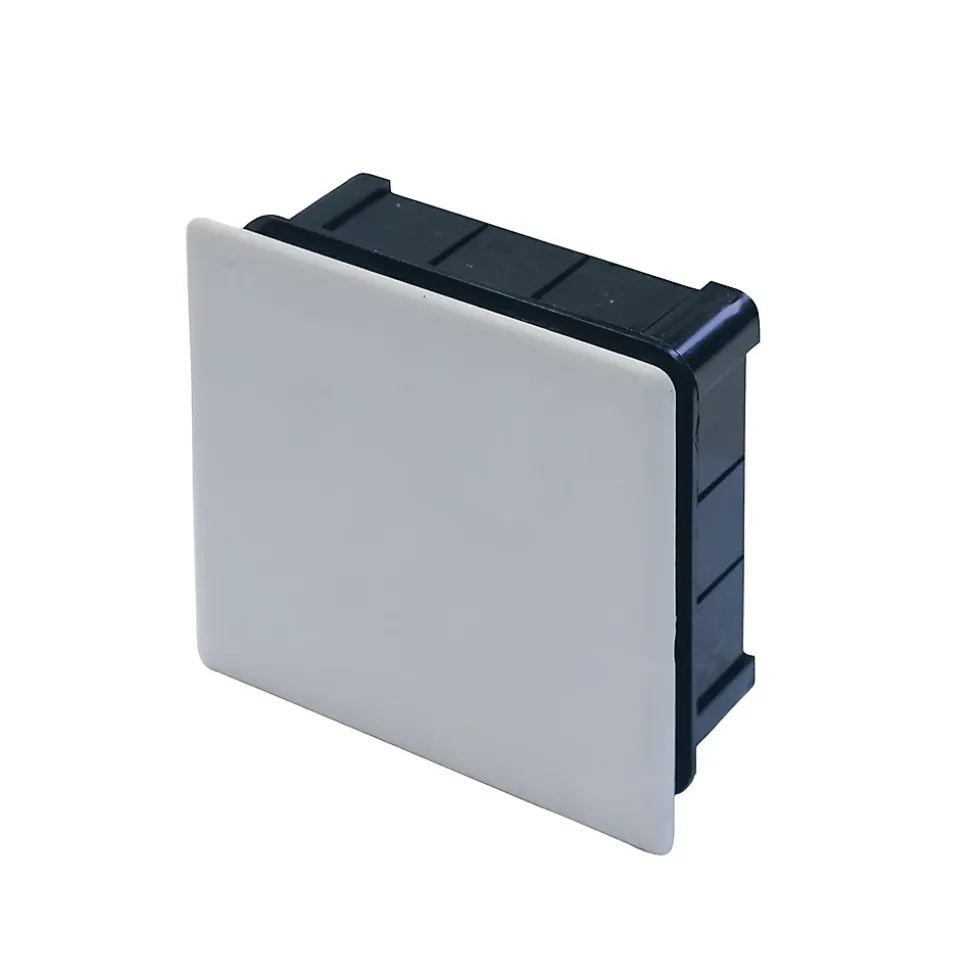 Boîte de dérivation à encastrer à sceller avec entrées et système de verrouillage Diall 80 x 80 x 40 mm