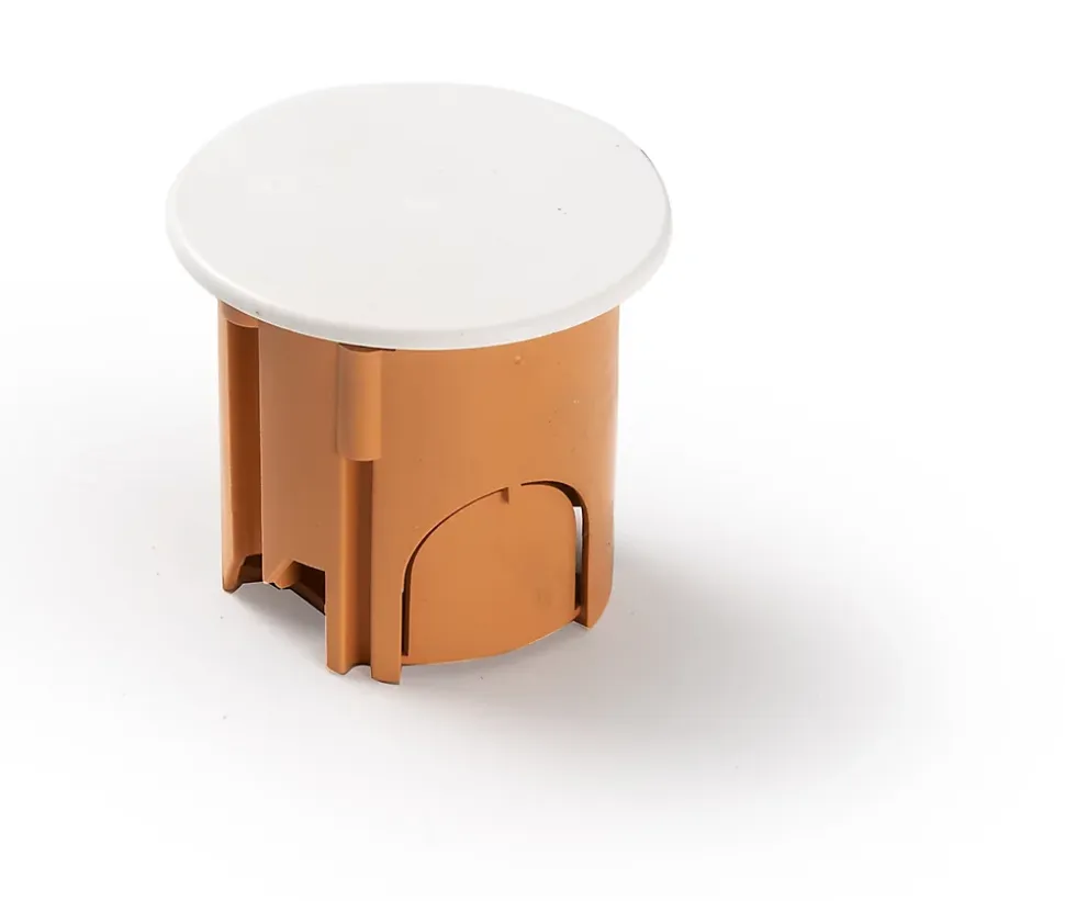 Boîte de dérivation à encastrer à sceller avec entrées et système de verrouillage Diall 40 X 40 mm