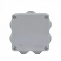 Boîte de dérivation extérieure avec 7 passe-câbles et système de verrouillage intégré Diall 100x 100 x 55 mm