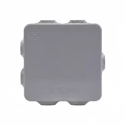 Boîte de dérivation extérieure avec 7 passe-câbles et système de verrouillage Diall 80 x 80 x 40 mm