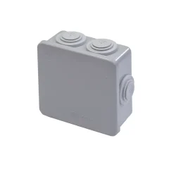 Boîte de dérivation extérieure avec 7 passe-câbles et système de verrouillage Diall 80 x 80 x 40 mm