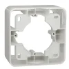 Boîte d'encastrement 1 poste saillie Schneider Electric Unica Déco blanc