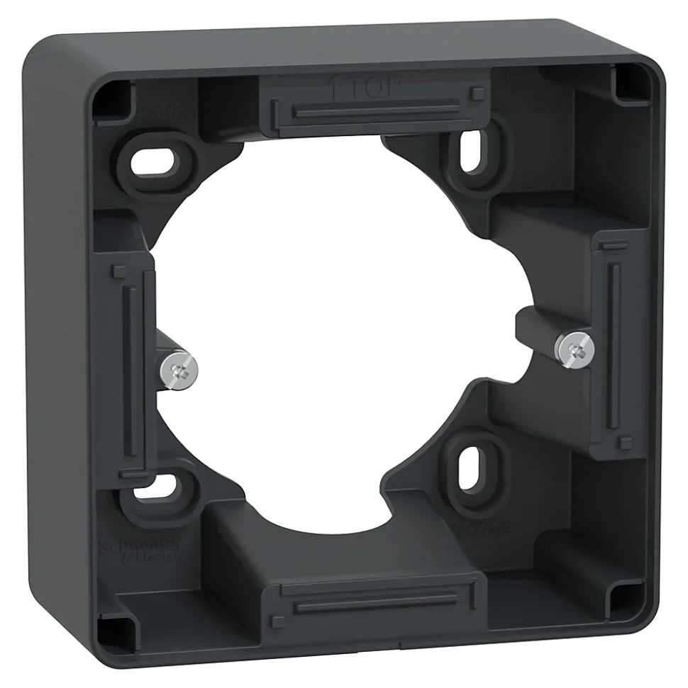 Boîte d'encastrement diamètre 36 mm Schneider Electric Ovalis anthracite