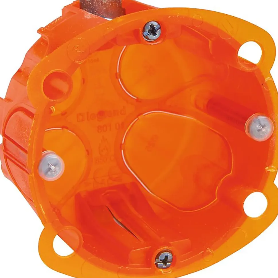 Boîte d'encastrement multimatériaux - Batibox - LEGRAND - Diamètre 67 x 40 mm - 1 poste