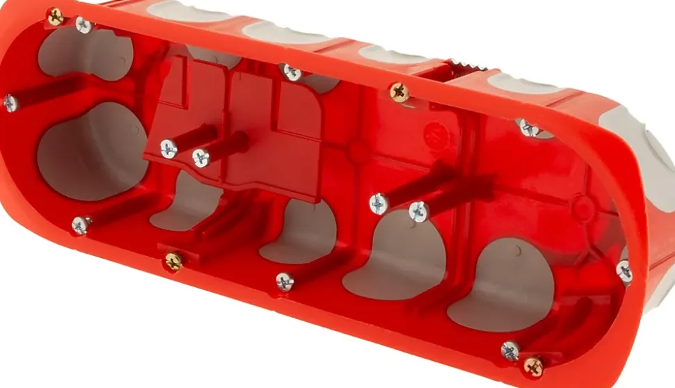 Boîte d'encastrement No Airbox Multiplat 3 postes - P 40 mm Protec