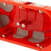 Boîte d'encastrement No Airbox Multiplat 2 postes - P 40 mm Protec