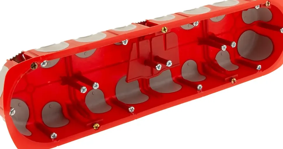 Boîte d'encastrement No Airbox Multiplat 4 postes - P40 mm Protec