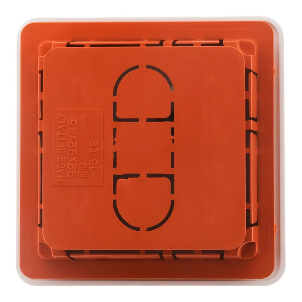 Boîte dérivation à encastrer 92x92x45mm Zenitech