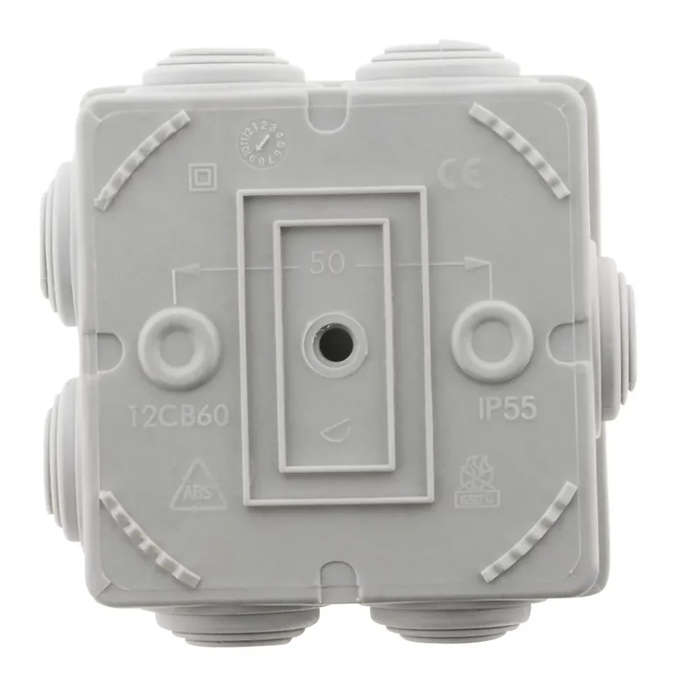 Boîte dérivation 80x80x46 IP55 - Zenitech