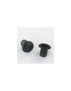 Bouchon Diamètre du corps 7 Diamètre de tête: 15 Longueur sous tête 6.5 nylon noir - 100 pièces