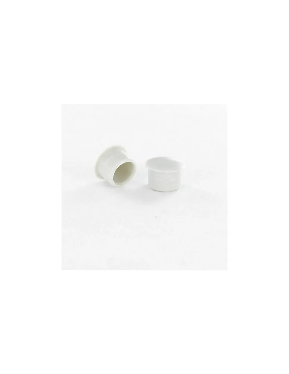 Bouchon Diamètre du corps 10 Diamètre de tête: 13 Longueur sous tête 6.7 Nylon RAL9010 blanc pur - 100 pièces