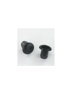 Bouchon Diamètre du corps 5 Diamètre de tête: 6.6 Longueur sous tête 5.5 nylon noir - 100 pièces