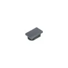 Bouchon rectangle pour tube 160X80 épaisseur tole du tube 3 à 5.5 nylon noir - 1 pièce