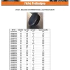 Bouchon rond pour tube Diamètre Extèrieur 18 Intérieur 14-16 nylon noir - 30 pièces