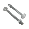Boulon (vendu avec Ecrou) TRCC JAPY tête ronde collet carré M16X210 Filetée sur 100 Classe 6.8 Forte tenue - 10 pièces