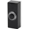 Bouton de sonnette filaire lumineux Blyss noir