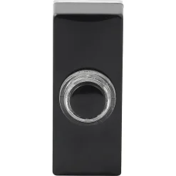 Bouton de sonnette filaire lumineux Blyss noir
