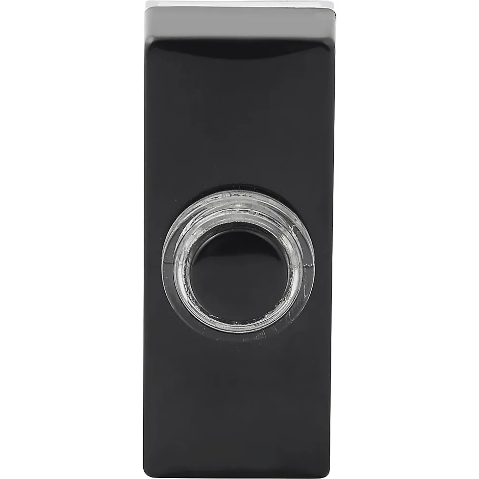 Bouton de sonnette filaire lumineux Blyss noir