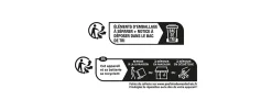 Bouton de sonnette sans fil Blyss Liam noir