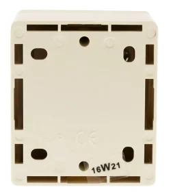 Bouton poussoir 10A saillie - blanc - Beijing - Zenitech