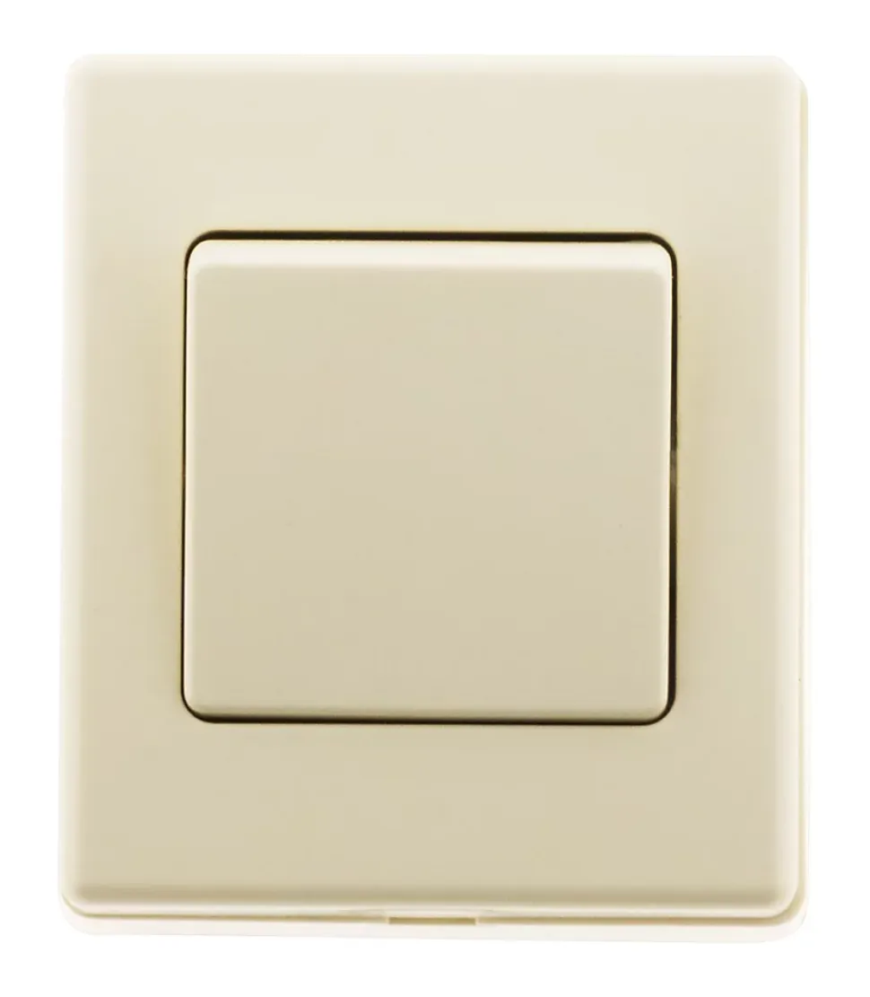 Bouton poussoir 10A saillie - blanc - Beijing - Zenitech