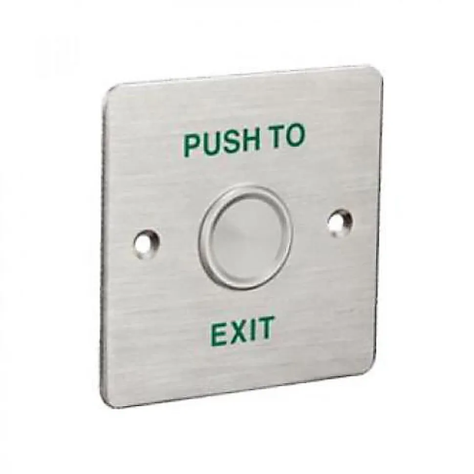 Bouton poussoir acier inoxydable étanche sbw86