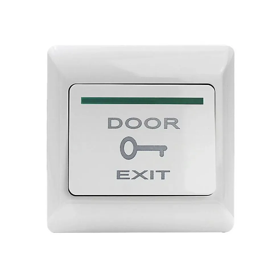 Bouton poussoir de sortie - motif clé - sb1b