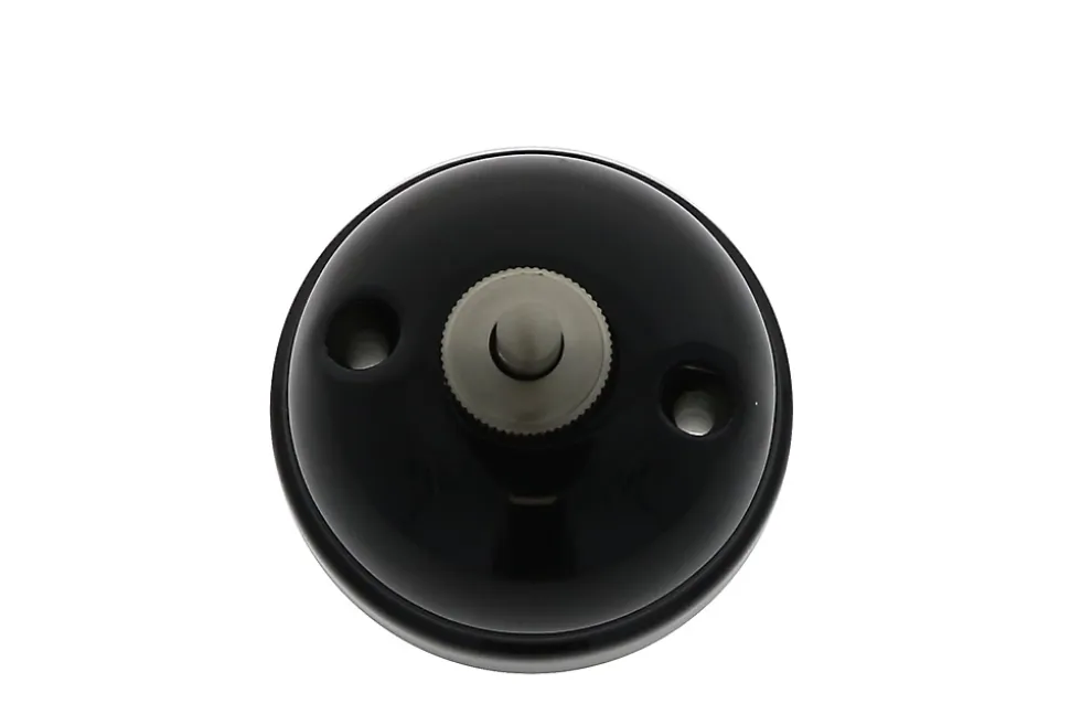 Bouton poussoir en saillie Fontini Garby Porcelaine noire